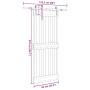 Puerta corredera con herrajes madera maciza de pino 85x210 cm en Puertas | Comprar online en Foru.es