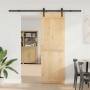 Puerta corredera con herrajes madera maciza de pino 70x210 cm en Puertas | Comprar online en Foru.es