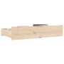Cajones de cama 4 unidades madera maciza de pino de vidaXL, Camas y accesorios - Ref: Foro24-814999, Precio: 102,79 €, Descue...