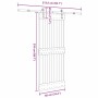 Puerta corredera con herrajes madera maciza de pino 85x210 cm en Puertas | Comprar online en Foru.es