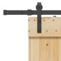 Puerta corredera con herrajes madera maciza de pino 100x210 cm en Puertas | Comprar online en Foru.es