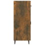 Aparador de madera de ingeniería roble ahumado 69,5x34x90 cm de vidaXL, Aparadores - Ref: Foro24-817360, Precio: 69,53 €, Des...