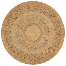 Alfombra de área trenzada a mano redonda yute 120 cm de vidaXL, Alfombras - Ref: Foro24-344962, Precio: 67,77 €, Descuento: %