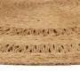 Alfombra de área trenzada a mano redonda yute 120 cm de vidaXL, Alfombras - Ref: Foro24-344962, Precio: 67,77 €, Descuento: %