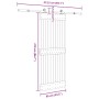 Puerta corredera con herrajes madera maciza de pino 85x210 cm en Puertas | Comprar online en Foru.es