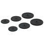 Discos de pesas de hierro fundido 6 piezas 30 kg de vidaXL, Peso libre - Ref: Foro24-93639, Precio: 97,78 €, Descuento: %