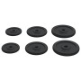 Discos de pesas de hierro fundido 6 piezas 30 kg de vidaXL, Peso libre - Ref: Foro24-93639, Precio: 97,78 €, Descuento: %