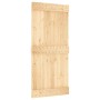 Puerta corredera con herrajes madera maciza de pino 100x210 cm en Puertas | Comprar online en Foru.es