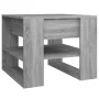 Sonoma gray plywood coffee table 55.5x55x45 cm by vidaXL, Coffee table - Ref: Foro24-816932, Price: 50,90 €, Discount: %