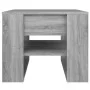 Sonoma gray plywood coffee table 55.5x55x45 cm by vidaXL, Coffee table - Ref: Foro24-816932, Price: 50,90 €, Discount: %
