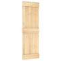 Puerta corredera con herrajes madera maciza de pino 70x210 cm en Puertas | Comprar online en Foru.es