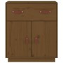 Aparador de madera maciza de pino marrón miel 65,5x40x75 cm de vidaXL, Aparadores - Ref: Foro24-820130, Precio: 112,34 €, Des...