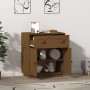 Aparador de madera maciza de pino marrón miel 65,5x40x75 cm de vidaXL, Aparadores - Ref: Foro24-820130, Precio: 112,34 €, Des...