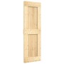 Puerta corredera con herrajes madera maciza de pino 70x210 cm en Puertas | Comprar online en Foru.es