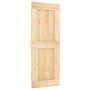 Puerta corredera con herrajes madera maciza de pino 80x210 cm en Puertas | Comprar online en Foru.es
