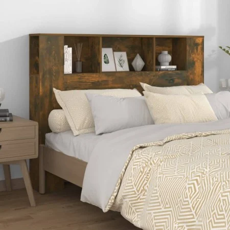 Smoked oak headboard furniture 140x18.5x104.5 cm by vidaXL, Headboards and footboards - Ref: Foro24-817270, Price: 51,52 €, D...