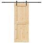 Puerta corredera con herrajes madera maciza de pino 85x210 cm en Puertas | Comprar online en Foru.es