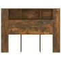 Smoked oak headboard furniture 140x18.5x104.5 cm by vidaXL, Headboards and footboards - Ref: Foro24-817270, Price: 51,52 €, D...