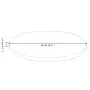 Round light brown oak wood table top Ø50x1.5 cm by vidaXL, Table tops - Ref: Foro24-342960, Price: 44,67 €, Discount: %