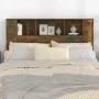 Smoked oak headboard furniture 140x18.5x104.5 cm by vidaXL, Headboards and footboards - Ref: Foro24-817270, Price: 51,52 €, D...
