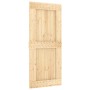 Puerta corredera con herrajes madera maciza de pino 90x210 cm en Puertas | Comprar online en Foru.es