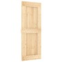 Puerta corredera con herrajes madera maciza de pino 80x210 cm en Puertas | Comprar online en Foru.es