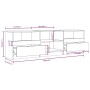 Mueble para TV madera contrachapada roble ahumado 150x33,5x45cm de vidaXL, Muebles TV - Ref: Foro24-817114, Precio: 88,94 €, ...