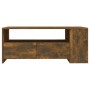 Mesa de centro madera de ingeniería roble ahumado 102x55x42 cm de vidaXL, Mesas de centro - Ref: Foro24-816934, Precio: 68,74...