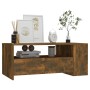Mesa de centro madera de ingeniería roble ahumado 102x55x42 cm de vidaXL, Mesas de centro - Ref: Foro24-816934, Precio: 68,74...