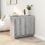 Aparador de madera contrachapada gris Sonoma 80x40x75 cm de vidaXL, Aparadores - Ref: Foro24-817235, Precio: 71,16 €, Descuen...