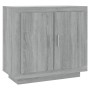 Aparador de madera contrachapada gris Sonoma 80x40x75 cm de vidaXL, Aparadores - Ref: Foro24-817235, Precio: 71,16 €, Descuen...