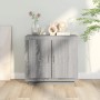 Aparador de madera contrachapada gris Sonoma 80x40x75 cm de vidaXL, Aparadores - Ref: Foro24-817235, Precio: 71,16 €, Descuen...