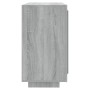 Aparador de madera contrachapada gris Sonoma 80x40x75 cm de vidaXL, Aparadores - Ref: Foro24-817235, Precio: 71,16 €, Descuen...