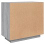 Aparador de madera contrachapada gris Sonoma 80x40x75 cm de vidaXL, Aparadores - Ref: Foro24-817235, Precio: 71,16 €, Descuen...