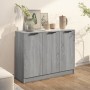 Aparador de madera contrachapada gris Sonoma 90,5x30x70 cm de vidaXL, Aparadores - Ref: Foro24-817025, Precio: 91,69 €, Descu...