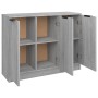 Aparador de madera contrachapada gris Sonoma 90,5x30x70 cm de vidaXL, Aparadores - Ref: Foro24-817025, Precio: 91,69 €, Descu...