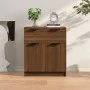 Aparador de madera contrachapada roble marrón 60x30x70 cm de vidaXL, Aparadores - Ref: Foro24-816993, Precio: 67,75 €, Descue...