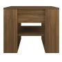 Mesa de centro madera de ingeniería roble marrón 55,5x55x45 cm de vidaXL, Mesas de centro - Ref: Foro24-816933, Precio: 43,32...