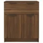 Aparador de madera contrachapada roble marrón 60x30x70 cm de vidaXL, Aparadores - Ref: Foro24-816993, Precio: 67,75 €, Descue...