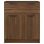 Aparador de madera contrachapada roble marrón 60x30x70 cm de vidaXL, Aparadores - Ref: Foro24-816993, Precio: 69,08 €, Descue...