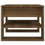 Mesa de centro madera de ingeniería roble marrón 55,5x55x45 cm de vidaXL, Mesas de centro - Ref: Foro24-816933, Precio: 43,32...