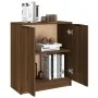 Aparador de madera contrachapada marrón roble 60x30x70 cm de vidaXL, Aparadores - Ref: Foro24-816984, Precio: 75,69 €, Descue...