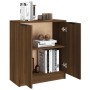 Aparador de madera contrachapada marrón roble 60x30x70 cm de vidaXL, Aparadores - Ref: Foro24-816984, Precio: 80,69 €, Descue...