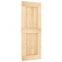 Puerta corredera con herrajes madera maciza de pino 80x210 cm en Puertas | Comprar online en Foru.es