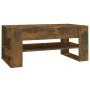Mesa de centro madera contrachapada roble ahumado 102x55x45 cm de vidaXL, Mesas de centro - Ref: Foro24-816928, Precio: 66,83...