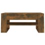 Mesa de centro madera contrachapada roble ahumado 102x55x45 cm de vidaXL, Mesas de centro - Ref: Foro24-816928, Precio: 68,64...