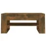 Mesa de centro madera contrachapada roble ahumado 102x55x45 cm de vidaXL, Mesas de centro - Ref: Foro24-816928, Precio: 66,83...