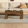 Mesa de centro madera contrachapada roble ahumado 102x55x45 cm de vidaXL, Mesas de centro - Ref: Foro24-816928, Precio: 68,64...