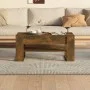 Mesa de centro madera contrachapada roble ahumado 102x55x45 cm de vidaXL, Mesas de centro - Ref: Foro24-816928, Precio: 66,83...