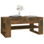 Mesa de centro madera contrachapada roble ahumado 102x55x45 cm de vidaXL, Mesas de centro - Ref: Foro24-816928, Precio: 68,64...